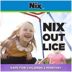 Nix Lice Treatment packaging showing pediatrician recommended seal