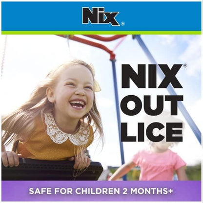 Nix Lice Treatment packaging showing pediatrician recommended seal