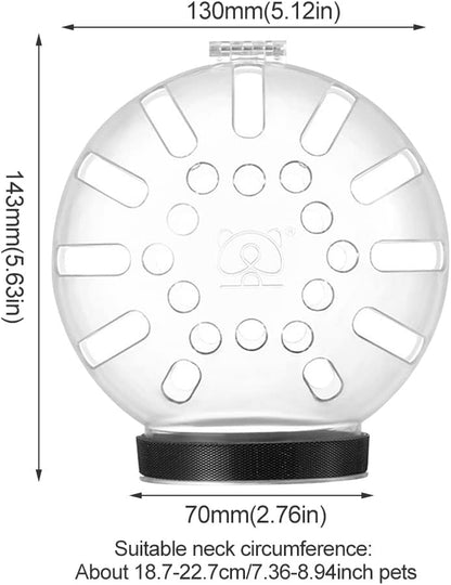 Nowhyx cat grooming hood showing ventilation holes