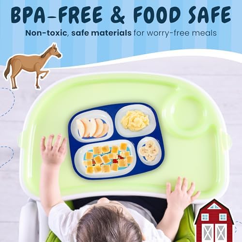 4E's Novelty set of 4 kids plates in original packaging
