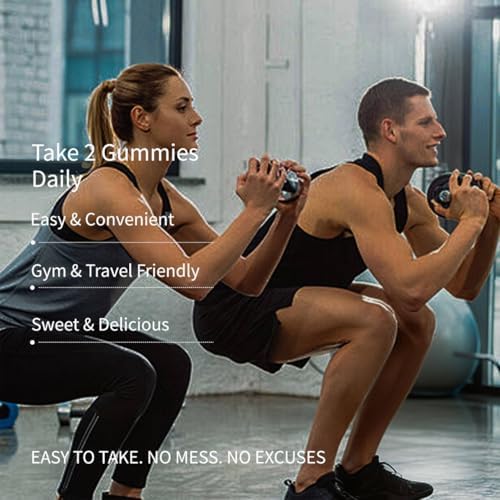 Close up of 157 peptide support gummies for men and women strength.