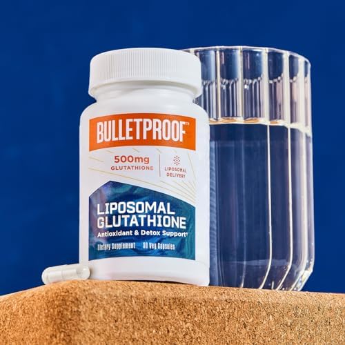 Bulletproof glutathione dietary supplement bottle label information