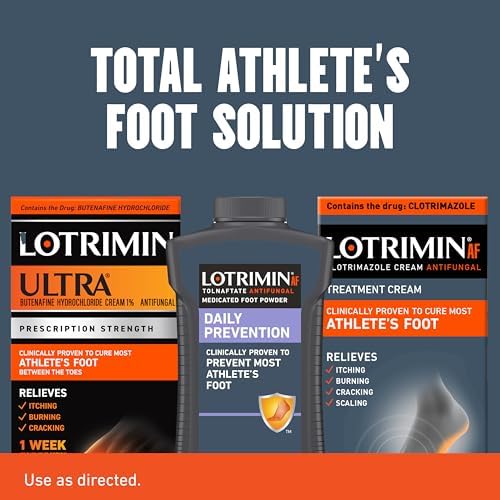 Lotrimin AF non greasy odorless cream texture demonstration for cracked heels and toes