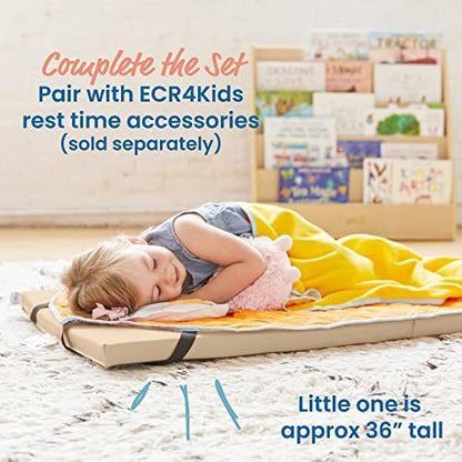 Preschool children using Ecr4kids nap mats for rest