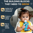 Lil Hala stage 2 baby food pouches nutrition label details