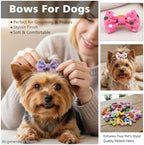 Babymatch pet grooming hair bows for small breed girls