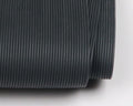 Hareline Fine Round Rubber Legs front view in black