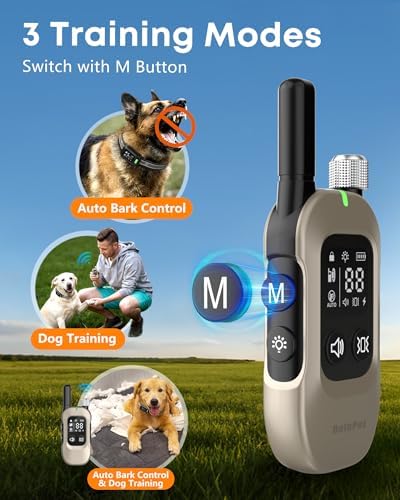 Delupet remote electronic collar package contents including charger cable and replacement prongs