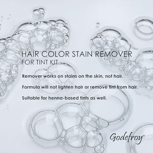 Hypoallergenic skin dye eraser bottle showing product directions and benefits