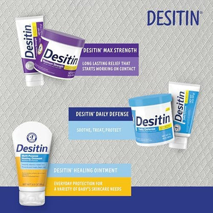 Desitin pediatrician tested skin protectant tube cap and directions view