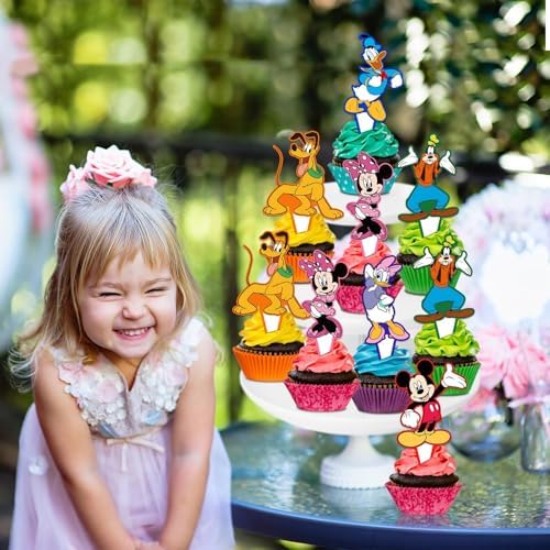Character variety for Cloira mouse birthday party supplies