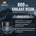Close-up view of the sticky dark tar-like shilajit resin texture
