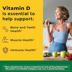 Nature Made Vitamin D3 300 softgels label nutrition facts