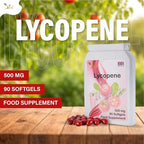 Ved Lycopene softgels nutritional information label