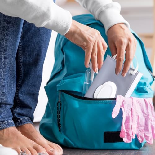 Two pack wipe holders for diaper bag organization
