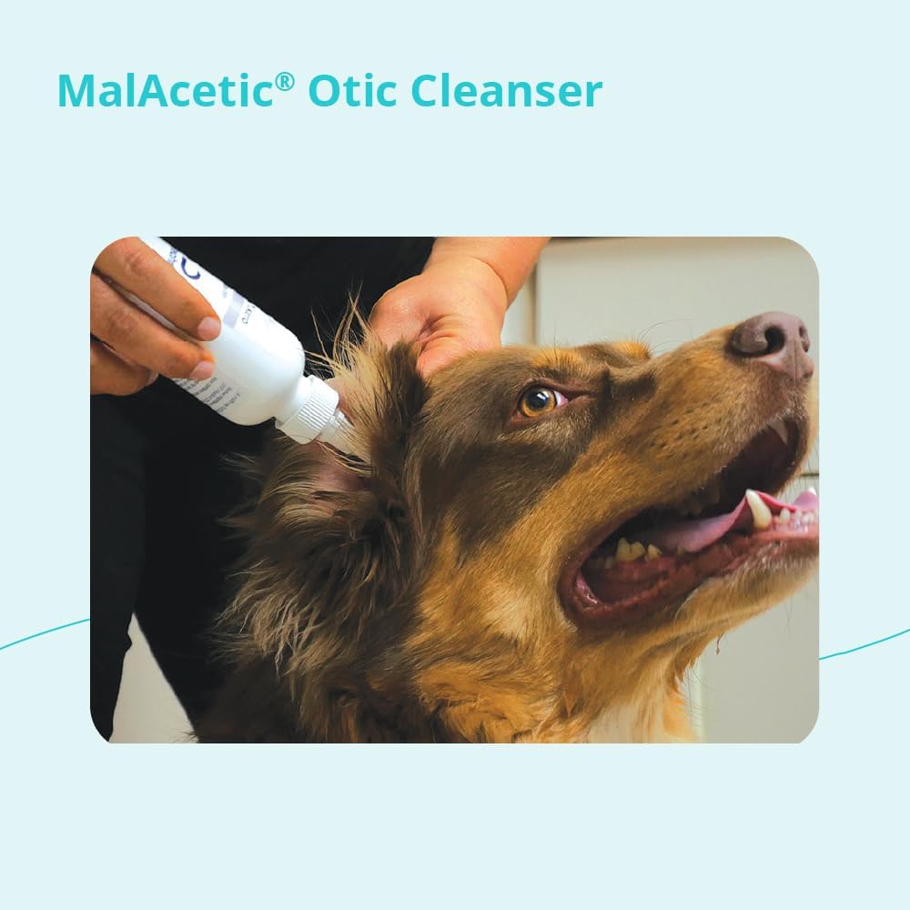 Dechra Malacetic Otic Cleanser packaging details for pet owners