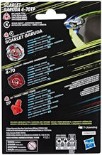 Interchangeable pieces of the Beyblade X Scarlet Garuda top