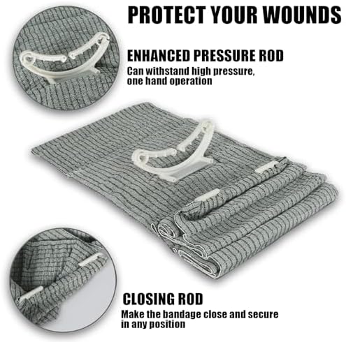 AID MATE trauma wound dressing two count pack stored inside a tactical pouch.