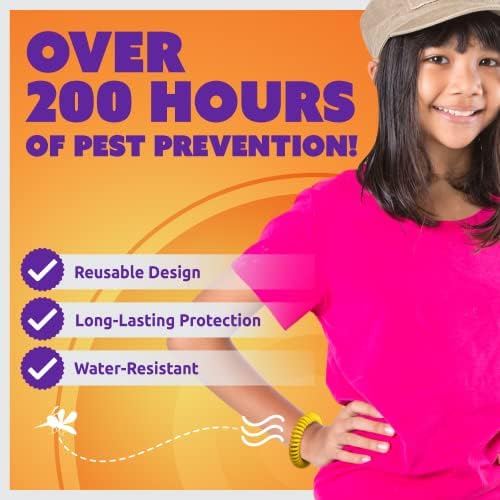 Assorted colors of Superband natural mosquito repellent bands