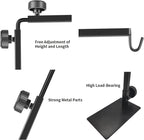 Base design of the reptile lamp stand sliding beneath a glass tank