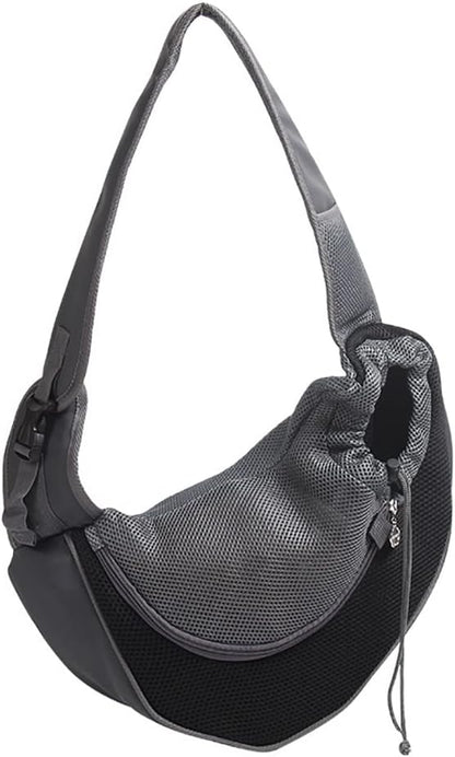 Pet Dog Sling Carrier, Breathable Mesh Portable Travel Safe Pet Sling Shoulder Bag Carrier with Adjustable Non-Slip Shoulder Strap for Small Dogs Cats Puppy - Image 12