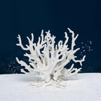 WEKVLPTH artificial coral reef decoration showcasing dimensions for medium aquariums