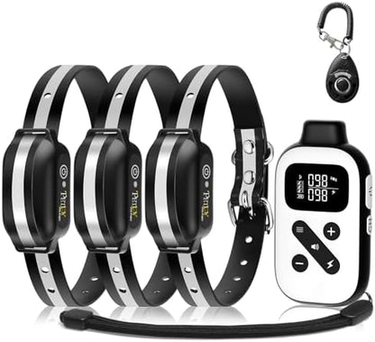 PaiPaitek automatic bark collar receiver and waterproof strap for large breeds