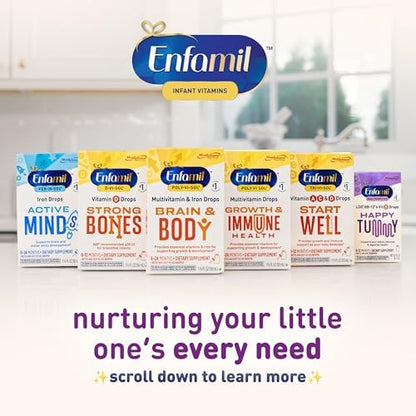 Authentic Enfamil baby vitamin drops bottle 8.7 milliliters