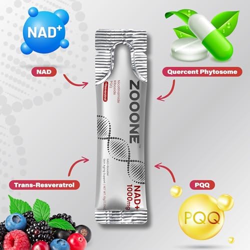 Zooone NAD+ dietary supplement single serve stick packs