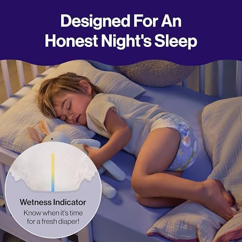 Clean Consciousâ„¢ Overnight Diapers | Up to 12 Hours of Protection | Hypoallergenic + Fragrance Free | Cozy Cloud + Star Signs | Size 6, 34 Count Club Box - Image 7