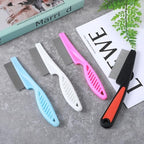 Stainless steel lice comb demonstrating durable and rust-free metal construction.