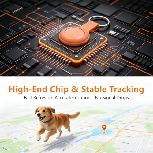 Wnrfg anti lost pet finder device with included silicone holder accessory