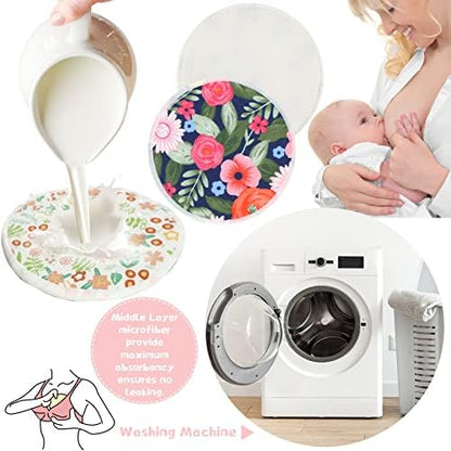 Sosation reusable breast pads inside included mesh laundry bag