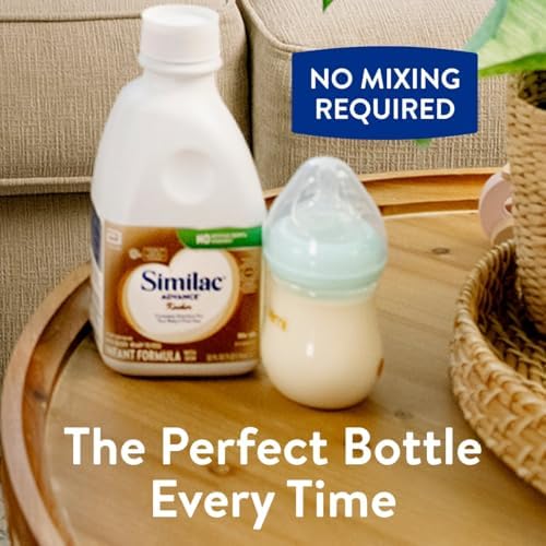 Similac Advance Kosher baby formula bottles showcasing the resealable caps