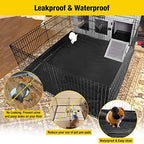 Aivituvin Pet Playpen Guinea Pig Cage Small Animal Rabbit Exercise Pen with Waterproof Floor Liner - Extension Playpen ONLY - Image 3