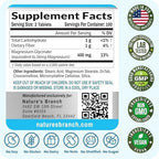 Nature's Branch Magnesium Glycinate 400mg tablets commercial product display