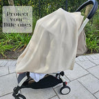 Little Rou cover folded into a stylish scarf for women
