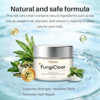 Lumivora nail repair cream texture closeup showing lightweight formula