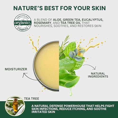 Authentic KESMEDIK USA imported tea tree ointment for dry skin hydration