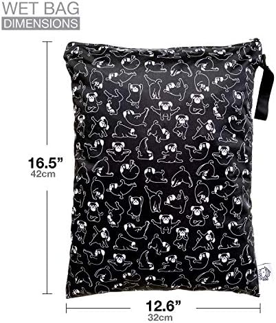 Flock Three diaper bag showing spacious interior capacity