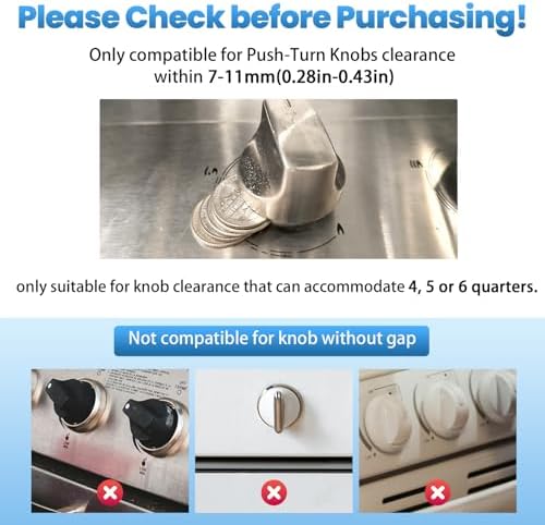 Childproofing equipment Lwuzkdo stove locks in kitchen setting
