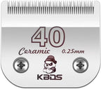 KBDS Detachable Ceramic Pet Clipper Blades,Size-7F,Compatible with Most Andis,Oster,Wahl A5 Clippers,Made of Ceramic Blade Cutter and Carbon Steel Blade,1/8'' Inch 3.2mm Cut Length, 7F Blade - Image 10