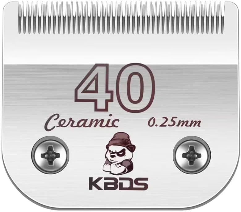 KBDS Detachable Ceramic Pet Clipper Blades,Size-7F,Compatible with Most Andis,Oster,Wahl A5 Clippers,Made of Ceramic Blade Cutter and Carbon Steel Blade,1/8'' Inch 3.2mm Cut Length, 7F Blade - Image 10