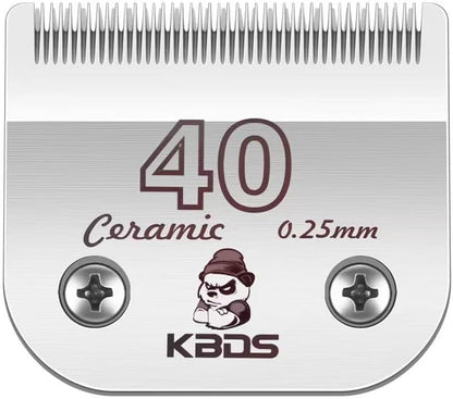 KBDS Detachable Ceramic Pet Clipper Blades,Size-7F,Compatible with Most Andis,Oster,Wahl A5 Clippers,Made of Ceramic Blade Cutter and Carbon Steel Blade,1/8'' Inch 3.2mm Cut Length, 7F Blade - Image 10