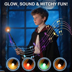 Close up of WinSence wizard wand handle and lighting tip