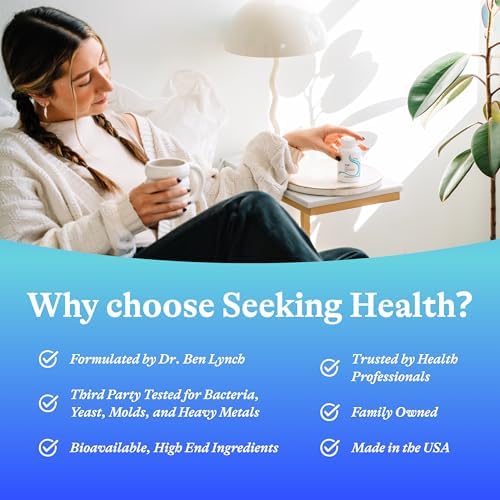 Seeking Health NAC 90 count bottle on a clean white background.