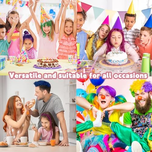 Top down view of 10 piece temporary hair color kit