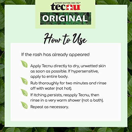 Tecnu outdoor cleanser used for cleaning urushiol from gardening tools and gear