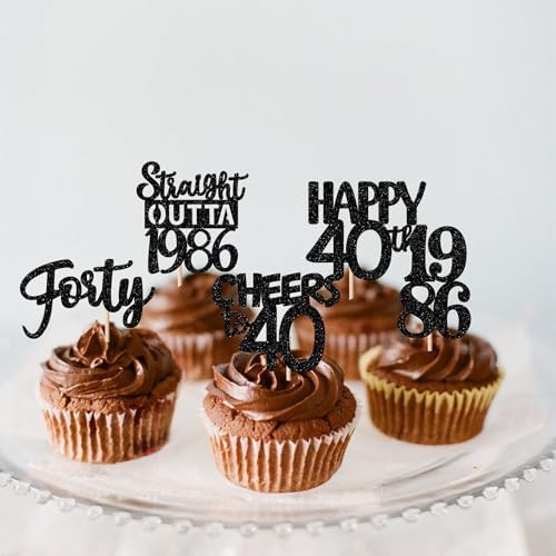 Zhuoweism party supplies 30 piece cupcake topper set