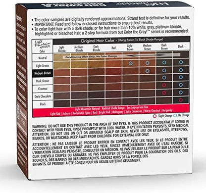 Light Mountain natural hair dye kit box details